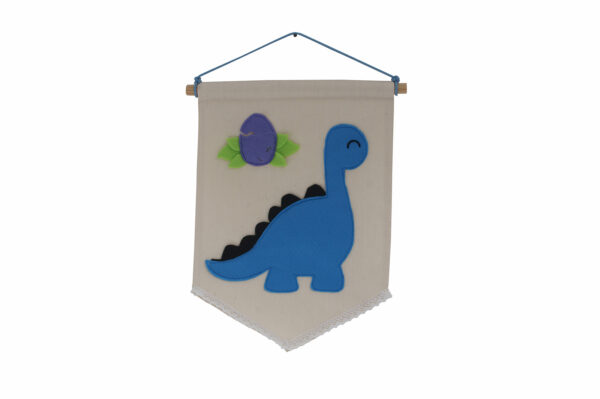 Wandkleed Babykamer Dino - Beecadeau